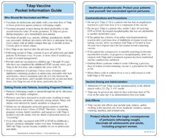Tdap Pocket Guide