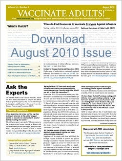 Vaccinate Adults August 2010