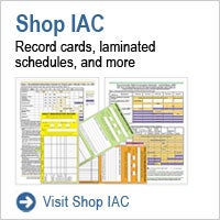 Image of record cards and vaccination schedules, visit shop IAC