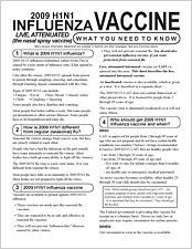 H1N1 Influenza - Live Intranasal (LAIV) VIS