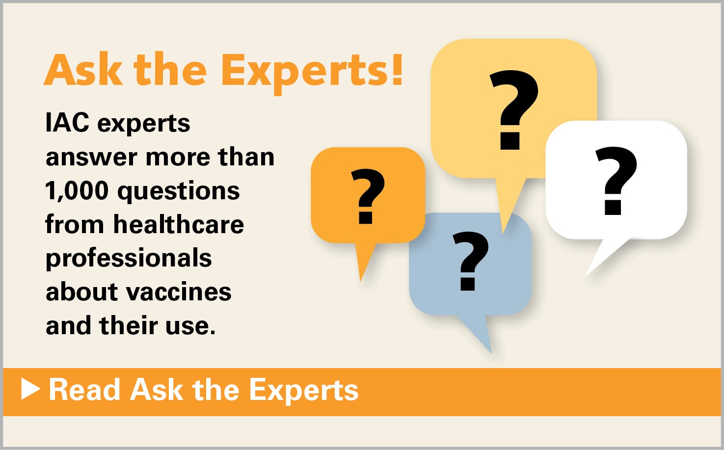 Read Ask the Experts