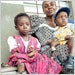 Two children with polio, Democratic Republic of Congo (DRC), Kisangani