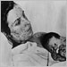 Woman with smallpox with vaccinated infant