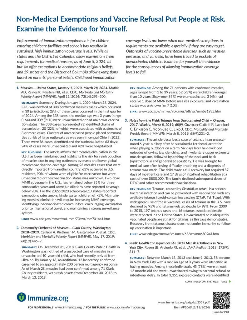 State Exemptions | Immunize.org