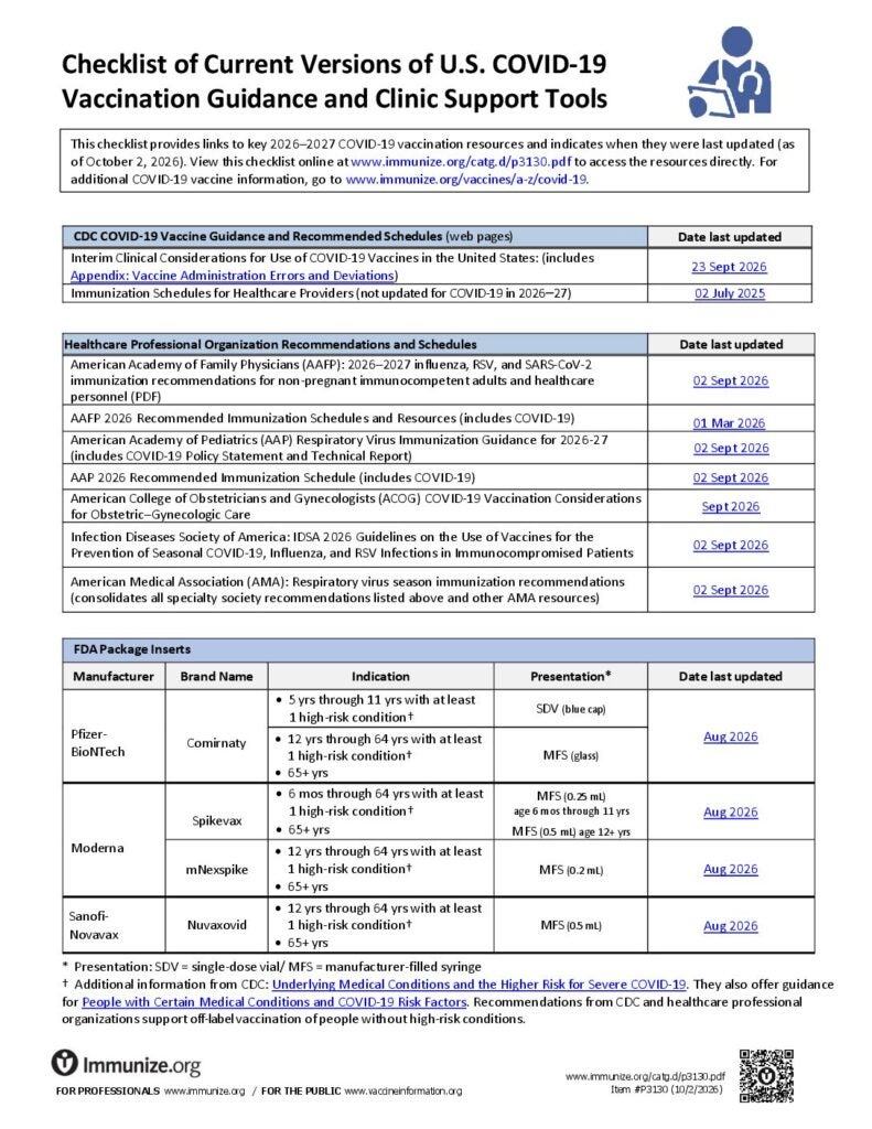 Immunization Check In Clinical Resources: Storage & Handling | Immunize.org