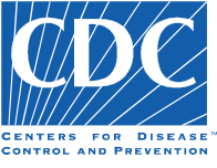 CDC, Centers for Disease Control and Prevention logo.
